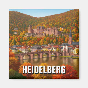 Imã Heidelberg Castle Alemanha Autumn Viagem