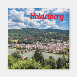Imã Heidelberg Neckar Panorama Alemanha