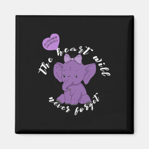 Imã Heimerheimer Sensibilização Mês I Endheimer Purple