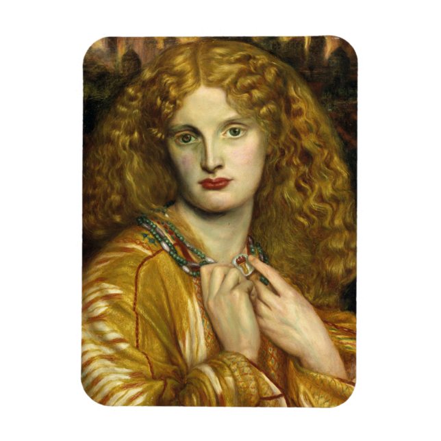 Ímã Helen of Troy (por Dante Gabriel Rossetti) (Vertical)