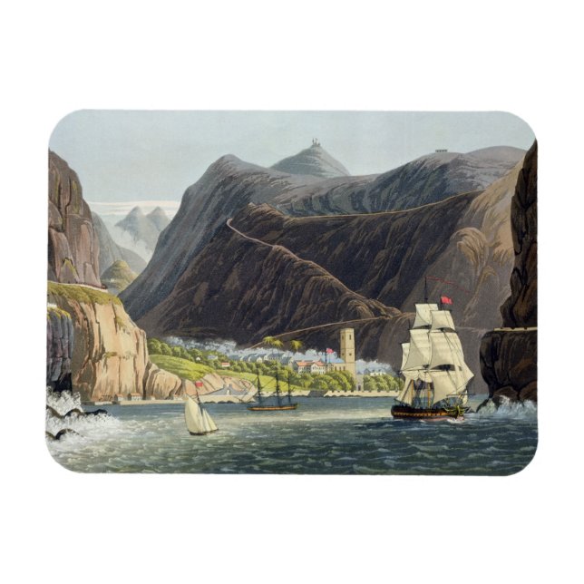 Ímã Helena, gravada por Robert Havell ( (Horizontal)