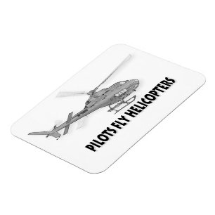 Ímã Helicópteros pilotos