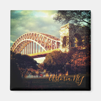 Imã "Hell Gate Bridge" no outono