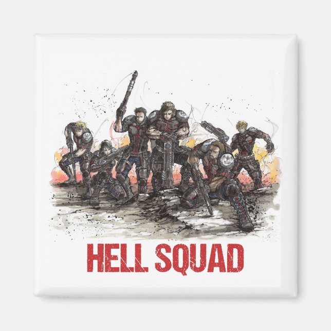 Imã Hell Squad Magnet (Frente)