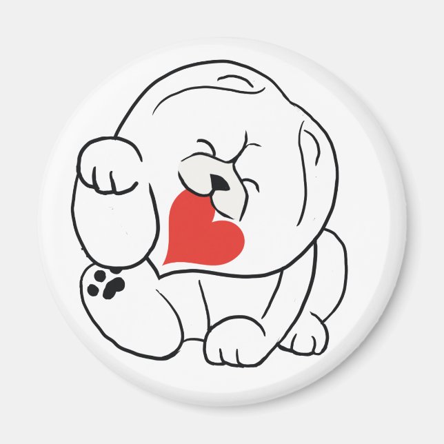 Imã HELLO KOKORO Chow Magnet (Frente)