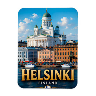 Ímã Helsinki Finlândia Capital Nórdica Escape 🌊