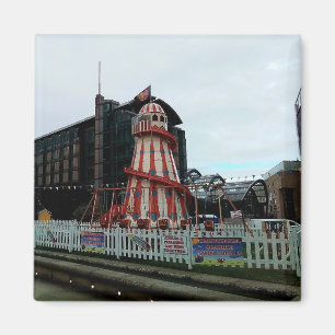 Imã Helter-Skelter no centro do campo