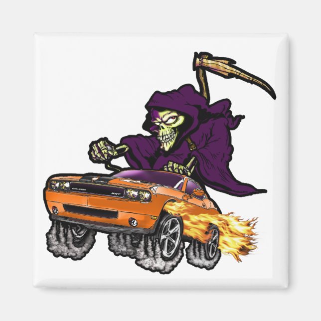 Imã Hemi Orange Challenger SRT8 Magnet (Frente)