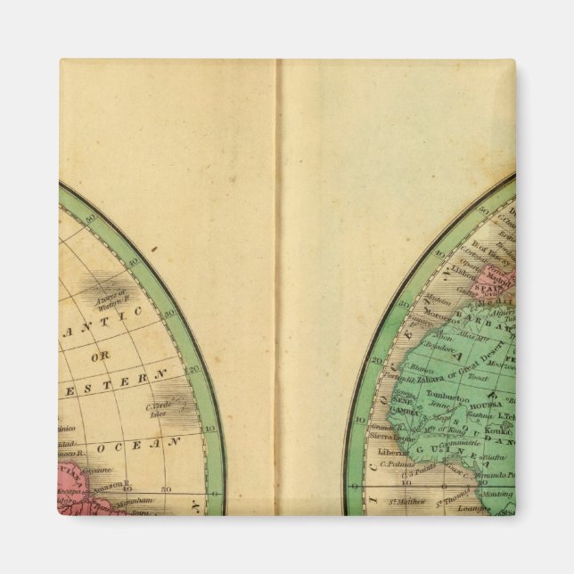 Imã Hemisfério W, Hemisfério E (Frente)