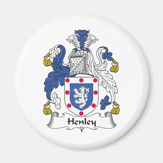 Imã Henley Family Crest (Frente)