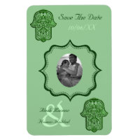 Henna Hand of Hamsa (Verde) (Salvar a Data)