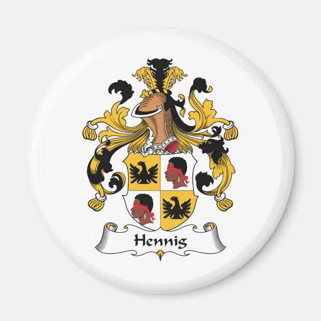 Imã Hennig Family Crest (Frente)