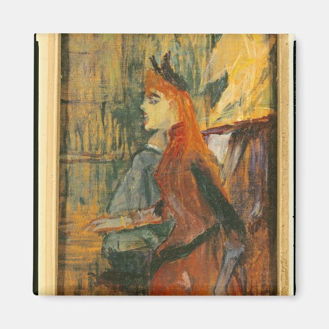 Imã Henri de Toulouse-Lautrec | A lição de cantar, 18 (Frente)