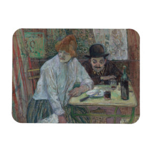 Ímã Henri de Toulouse-Lautrec - no La Mie do café