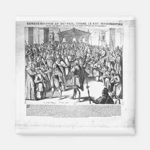 Imã Henri IV que curam os sofredores do scrofula