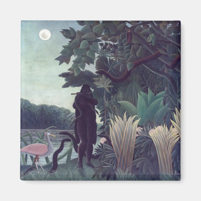 Imã Henri Rousseau - A Encantadora de Serpentes (Frente)