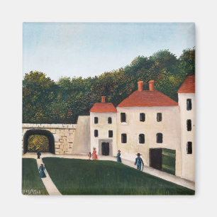 Imã Henri Rousseau - Caminhantes num Parque