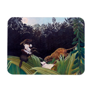 Ímã Henri Rousseau - Escoteiros Atacados por um Tigre