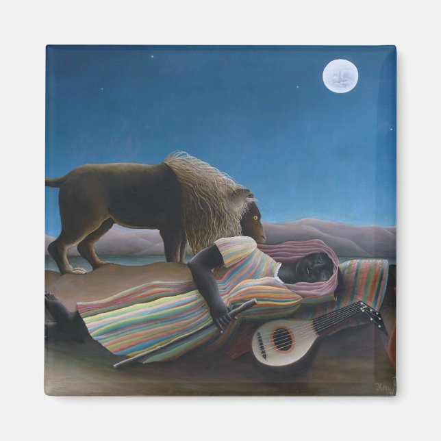 Imã Henri Rousseau - O Cigano Dormente (Frente)