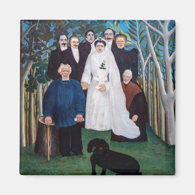 Imã Henri Rousseau - O Grupo do Casamento (Frente)