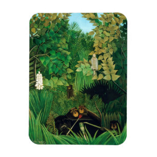 Ímã Henri Rousseau - Os Alegres Malabaristas