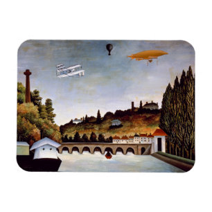 Ímã Henri Rousseau - Ponte de Sèvres e colinas de Clam