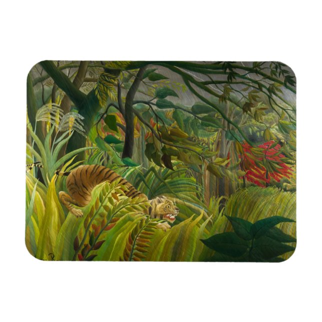 Ímã Henri Rousseau - Surpreendido! (Horizontal)