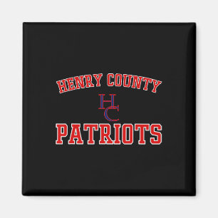 Imã Henry County Patriots Logo Varsity Hs