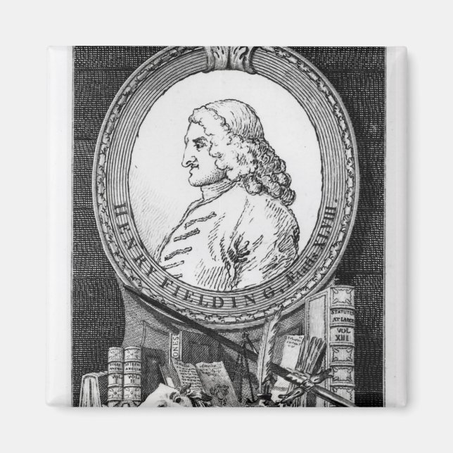 Imã Henry Fielding aos quarenta e oito anos (Frente)