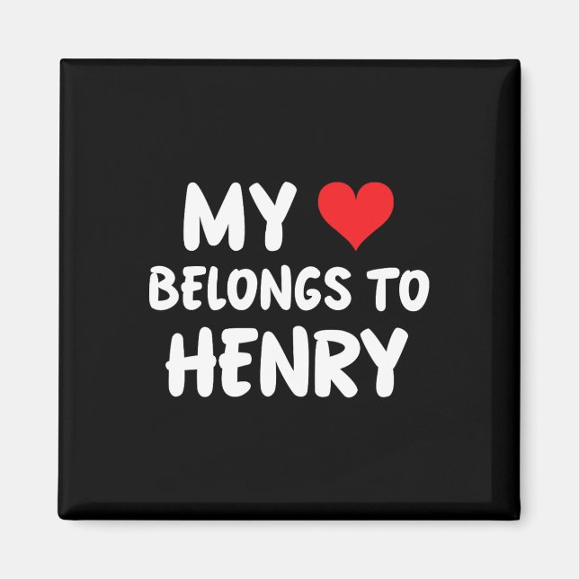 Imã Henry - Meu Coração Pertence a Henry - Amor  (Frente)