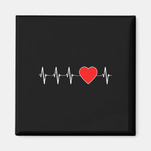 Imã Hepatite Cardíaca Ekg Doença do Coração Vermelho S
