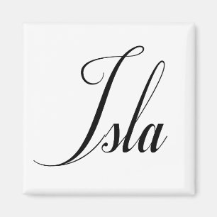 Imã Her Name is Isla Calligraphy