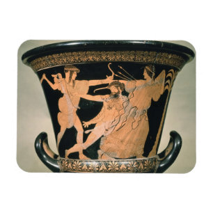 Ímã Herakles que esforça-se, detalhe de um sótão