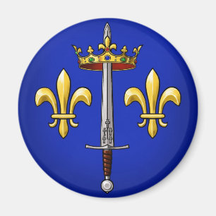 Imã Heráldica de Joana do arco Jeanne D'Arc