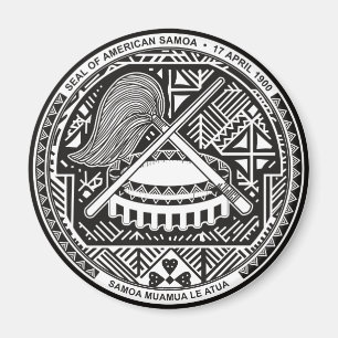 Imã Heráldica oficial Symb da brasão de Samoa