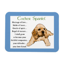 Ímã Herança do Amor do Cocker Spaniel