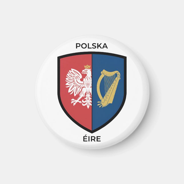 Imã Herança Irlandesa-Polonesa (Frente)