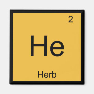 Imã Herb Name Chemistry Elemento de Química Mesa Peri