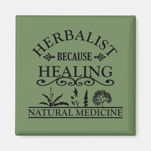 Imã Herbalistas de medicina natural (Frente)