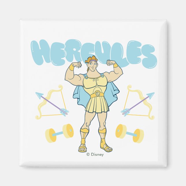 Imã Hercules Arrows and Dumbbells Flex Magnet (Frente)