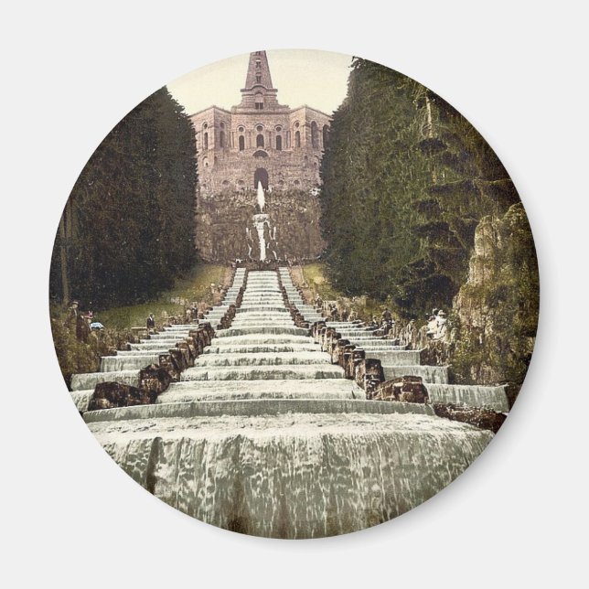 Imã Hércules e Cascades, Wilhelmshohe, Cassel (ou seja (Frente)