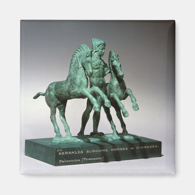 Imã Hércules subindo os cavalos de Diomedes, (Frente)