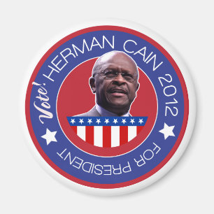 Imã Herman Cain para o presidente 2012 dos E.U.
