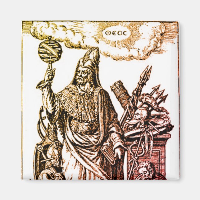 Imã Hermes Trismegistus (Hermes o Triplo-Maior) (Frente)