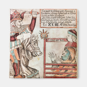 Imã Hermod astride Sleipnir