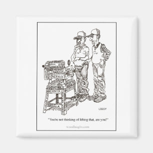 Imã Hernia Cartoon Magnet