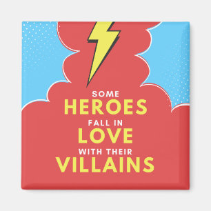 Imã Heroes Love Villains - Magneta da Praça dos Relâ