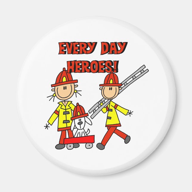 Imã Heróis Bombeiros (Frente)