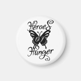 Imã Heróis da Borboleta Magneta Redonda Fome