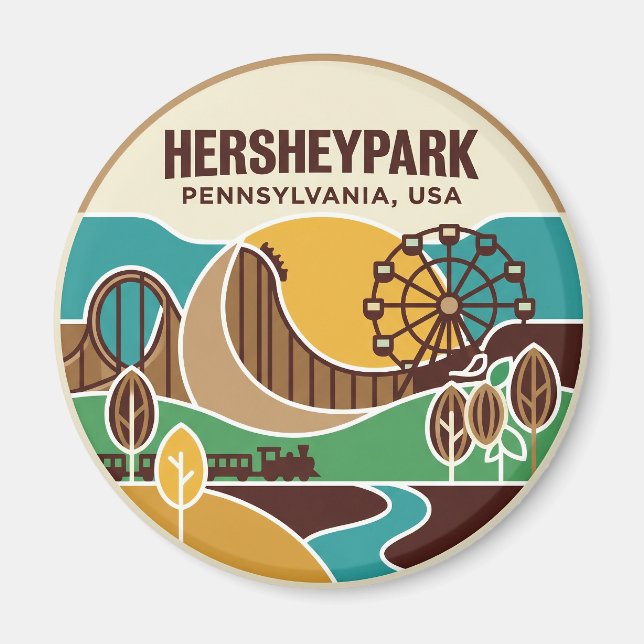 Imã Hersheypark EUA (Frente)